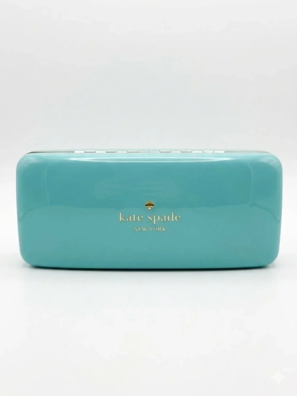 KATE SPADE Colorblock Green & Turquoise Clamshell Sunglasses Glasses Case